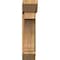 Ekena Millwork Imperial Slat Rough Sawn Bracket w/ Offset Brace, Western Red Cedar, 8"W x 26"D x 34"H BKT0806X26X34IMP06RWR - alternate 4